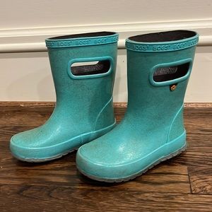 Bogs Toddler/little kids Glitter Skipper rain boots kid size 10